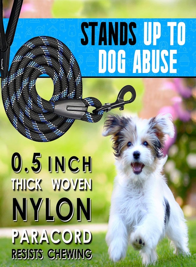 Candure Dog Lead with Soft Padded and Anti Slip Comfortable Rope Handle, 5 FT Strong Dog Leads, Highly Reflective Dog Leash for Puppy, Medium and Large Dogs - Image 4
